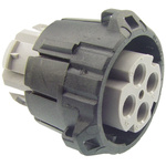 121583-0001 | ITT Cannon, APD 4 Pole Din Plug, DIN 72585, 48 V dc IP67, IP69K, Male, Cable Mount