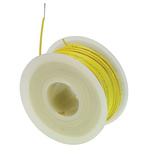 Alpha Wire Yellow 0.2 mm² Hook Up Wire, 24 AWG, 7/0.20 mm, 30m, PVC Insulation