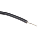 Alpha Wire Black 0.2 mm² Hook Up Wire, 24 AWG, 7/0.20 mm, 30m, PVC Insulation