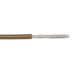Alpha Wire Brown 0.81 mm² Hook Up Wire, 18 AWG, 16/0.25 mm, 305m, PVC Insulation
