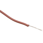 Alpha Wire Brown 0.23 mm² Hook Up Wire, 24 AWG, 7/0.20 mm, 305m, PVC Insulation