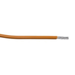 Alpha Wire 3050 Series Orange 0.23 mm² Hook Up Wire, 24 AWG, 7/0.20 mm, 305m, PVC Insulation