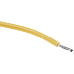 Alpha Wire Yellow 0.33 mm² Hook Up Wire, 22 AWG, 7/0.25 mm, 30m, SR-PVC Insulation