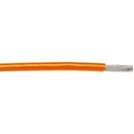 Alpha Wire Premium Series Orange 0.23 mm² Hook Up Wire, 24 AWG, 7/0.20 mm, 30m, PTFE Insulation