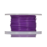 Alpha Wire 5854/7 Series Purple 0.23 mm² PTFE Equipment Wire, 24 AWG, 7/0.20 mm, 30m, PTFE Insulation