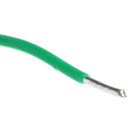 Alpha Wire Premium Series Green 0.62 mm² Hook Up Wire, 20 AWG, 19/0.20 mm, 30m, PTFE Insulation