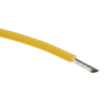 Alpha Wire Premium Series Yellow 0.62 mm² Hook Up Wire, 20 AWG, 19/0.20 mm, 30m, PTFE Insulation