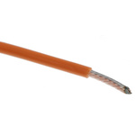 Alpha Wire Premium Series Orange 0.62 mm² Hook Up Wire, 20 AWG, 19/0.20 mm, 30m, PTFE Insulation