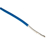 Alpha Wire Premium Series Blue 1.23 mm² Hook Up Wire, 16 AWG, 19/0.29 mm, 30m, PTFE Insulation
