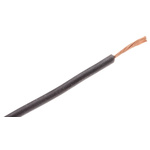 Hew Heinz Eilentropp SIFF Series Black 0.26 mm² Hook Up Wire, 23 AWG, 130/0.05 mm, 5m, Silicone Insulation