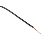 Hew Heinz Eilentropp SIFF Series Black 0.26 mm² Hook Up Wire, 23 AWG, 130/0.05 mm, 100m, Silicone Insulation