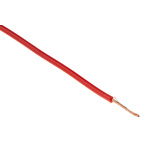 Hew Heinz Eilentropp SIFF Series Red 0.26 mm² Hook Up Wire, 23 AWG, 130/0.05 mm, 20m, Silicone Insulation