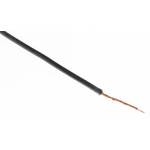 Hew Heinz Eilentropp SIFF Series Black 0.52 mm² Hook Up Wire, 20 AWG, 270/0.05 mm, 20m, Silicone Insulation