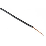 Hew Heinz Eilentropp SIFF Series Black 0.52 mm² Hook Up Wire, 20 AWG, 270/0.05 mm, 100m, Silicone Insulation