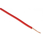 Hew Heinz Eilentropp SIFF Series Red 0.52 mm² Hook Up Wire, 20 AWG, 270/0.05 mm, 20m, Silicone Insulation