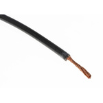 Hew Heinz Eilentropp SIFF Series Black 1.5 mm² Hook Up Wire, 15 AWG, 392/0.07 mm, 20m, Silicone Insulation