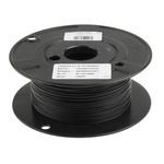 TE Connectivity Black 0.75 mm² Harsh Environment Wire, 0.23 mm, 100m, Polymer Insulation