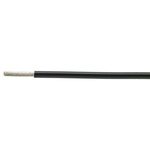 TE Connectivity Black 1 mm² Harsh Environment Wire, 0.25 mm, 100m, Polymer Insulation