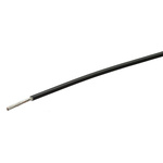 TE Connectivity FlexLite Series Black 0.25 mm² Hook Up Wire, 19/0.127 mm, 100m, ETFE Insulation
