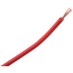 Staubli Red 0.15 mm² Hook Up Wire, 26 AWG, 39/0.07 mm, 100m, PVC Insulation