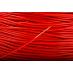 Staubli Red 0.25 mm² Hook Up Wire, 23 AWG, 66/0.07 mm, 100m, PVC Insulation