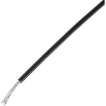 TE Connectivity Black 0.2 mm² Harsh Environment Wire, 24 AWG, 19/36, 100m, ETFE Insulation