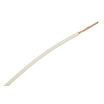 TE Connectivity ACW Series White 1 mm² Automotive Wire, 19/0.26 mm, 100m