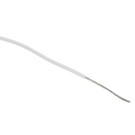 Alpha Wire EcoWire Series White 0.2 mm² Hook Up Wire, 24 AWG, 7/0.20 mm, 30m, MPPE Insulation