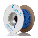 Alpha Wire EcoWire Series Blue 0.75 mm² Hook Up Wire, 18 AWG, 16/0.25 mm, 30m, MPPE Insulation