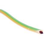 Lapp Green/Yellow 1.5 mm² Hook Up Wire, 16 AWG, 100m, PVC Insulation