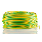 Lapp Green/Yellow 2.5 mm² Hook Up Wire, 13 AWG, 100m, PVC Insulation