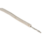 Alpha Wire Premium Series White 1.3 mm² Hook Up Wire, 16 AWG, 26/0.25 mm, 30m, Silicone Rubber Insulation