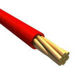 Alpha Wire EcoWire Series Red 0.08 mm² Hook Up Wire, 28 AWG, 7/0.12 mm, 305m, MPPE Insulation