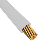 Alpha Wire EcoWire Series White 0.08 mm² Hook Up Wire, 28 AWG, 7/0.12 mm, 305m, MPPE Insulation