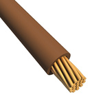 Alpha Wire EcoWire Series Brown 0.2 mm² Hook Up Wire, 24 AWG, 7/0.20 mm, 305m, MPPE Insulation