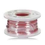 Alpha Wire 3050 Series Red 0.2 mm² Hook Up Wire, 24 AWG, 1/0.51 mm, 30m, PVC Insulation