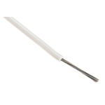 Alpha Wire 3051 Series White 0.35 mm² Hook Up Wire, 22 AWG, 7/0.25 mm, 305m, PVC Insulation