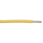 Alpha Wire 3051 Series Yellow 0.35 mm² Hook Up Wire, 22 AWG, 7/0.25 mm, 305m, PVC Insulation