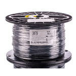 Alpha Wire 3079 Series Black 2.1 mm² Hook Up Wire, 14 AWG, 41/0.25 mm, 305m, PVC Insulation