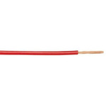 Alpha Wire 1551 Series Red 0.33 mm² Hook Up Wire, 22 AWG, 7/0.25 mm, 30m, PVC Insulation