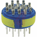 Male Connector Insert size 28 20 Way for use with 97 Series Standard Cylindrical Connectors