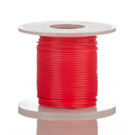 Alpha Wire Premium Series Red 0.33 mm² Hook Up Wire, 22 AWG, 19/0.16 mm, 30m, PTFE Insulation