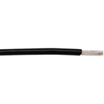 Alpha Wire 2841 Series Black 0.05 mm² Hook Up Wire, 30 AWG, 1/0.25 mm, 30.5m, PTFE Insulation