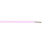 TE Connectivity 44A Series Pink 0.5 mm² Hook Up Wire, 20 AWG, 19/32 AWG, 100m, Polyalkene Insulation