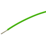 TE Connectivity 55A Series Green 0.33 mm² Hook Up Wire, 22 AWG, 19/0.16 mm, 100m, ETFE, Fluoropolymer Insulation