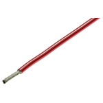 TE Connectivity 55A Series Red 1.3 mm² Hook Up Wire, 16 AWG, 19/0.287 mm, 100m, ETFE, Fluoropolymer Insulation