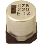 Rubycon 470μF Electrolytic Capacitor 25V dc, Surface Mount - 25TZV470M10X10.5