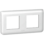 Legrand White 2 Gang Cover for Support Frame Faceplate