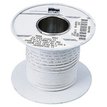 Alpha Wire Green/Yellow 0.82 mm² Hook Up Wire, 16/0.25 mm, 304m, PVC Insulation