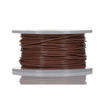 Alpha Wire 5855/7 Series Brown 0.35 mm² PTFE Equipment Wire, 22 AWG, 7/0.25 mm, 30m, PTFE Insulation